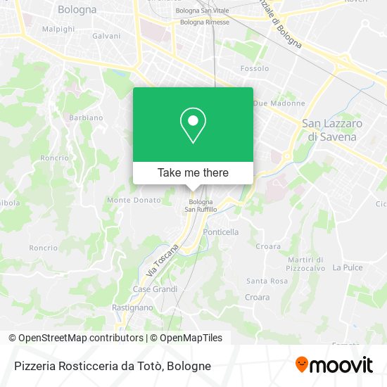 Pizzeria Rosticceria da Totò map