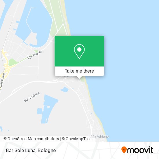 Bar Sole Luna map