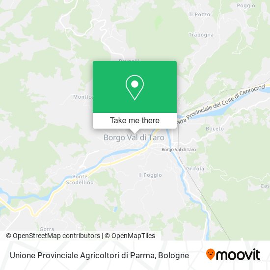 Unione Provinciale Agricoltori di Parma map