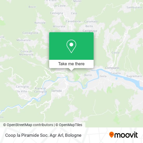 Coop la Piramide Soc. Agr Arl map