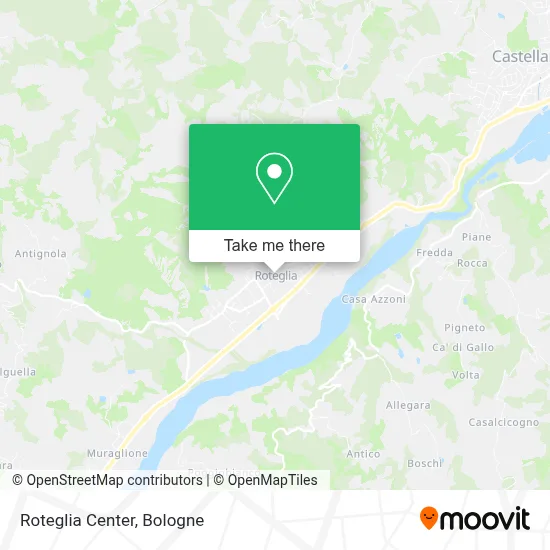 Roteglia Center map