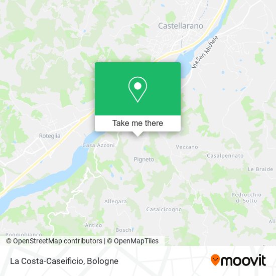 La Costa-Caseificio map