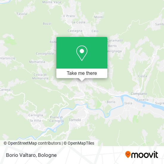Borio Valtaro map