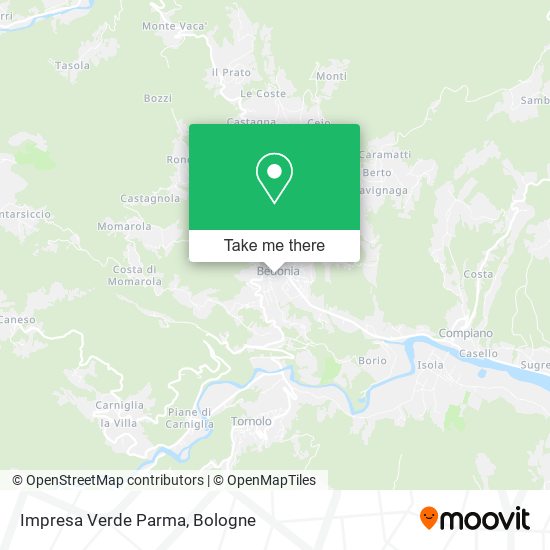 Impresa Verde Parma map