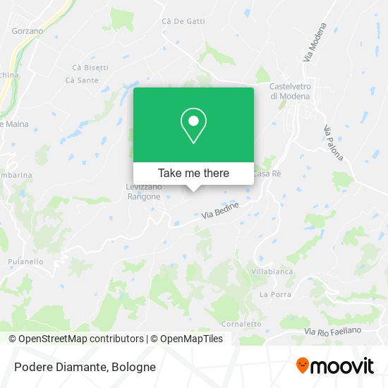 Podere Diamante map