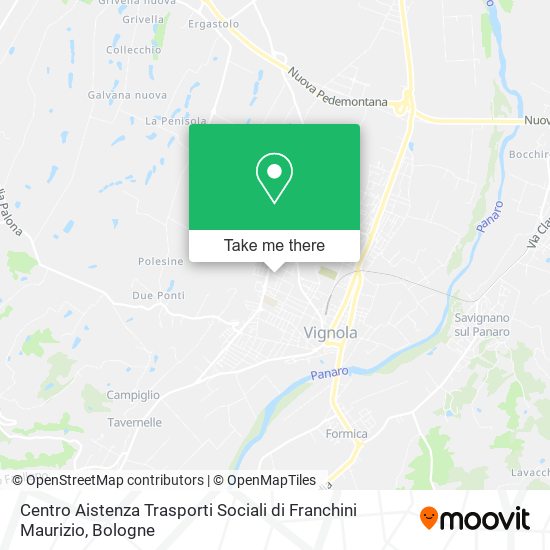 Centro Aistenza Trasporti Sociali di Franchini Maurizio map