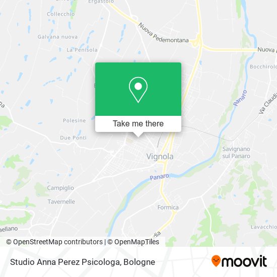 Studio Anna Perez Psicologa map