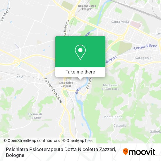 Psichiatra Psicoterapeuta Dotta Nicoletta Zazzeri map