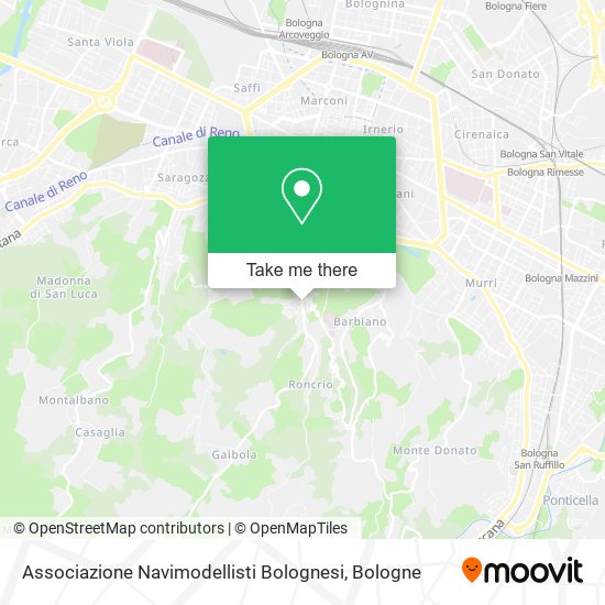 Associazione Navimodellisti Bolognesi map