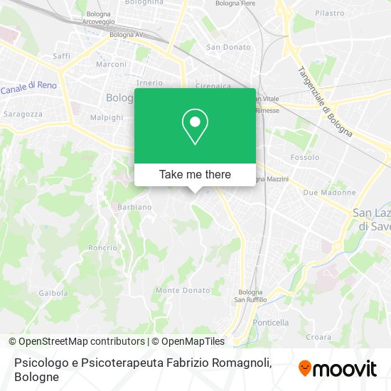 Psicologo e Psicoterapeuta Fabrizio Romagnoli map
