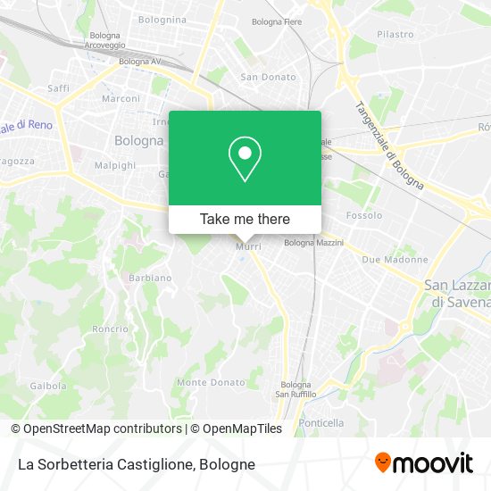 La Sorbetteria Castiglione map