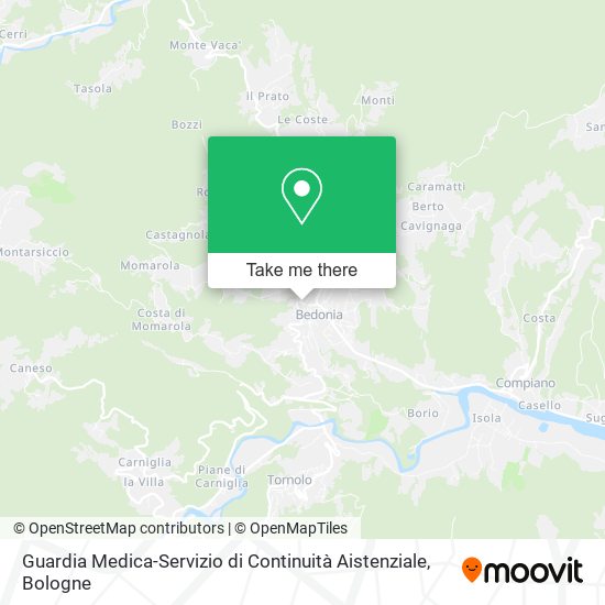 Guardia Medica-Servizio di Continuità Aistenziale map