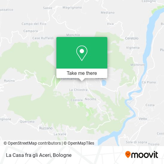 La Casa fra gli Aceri map