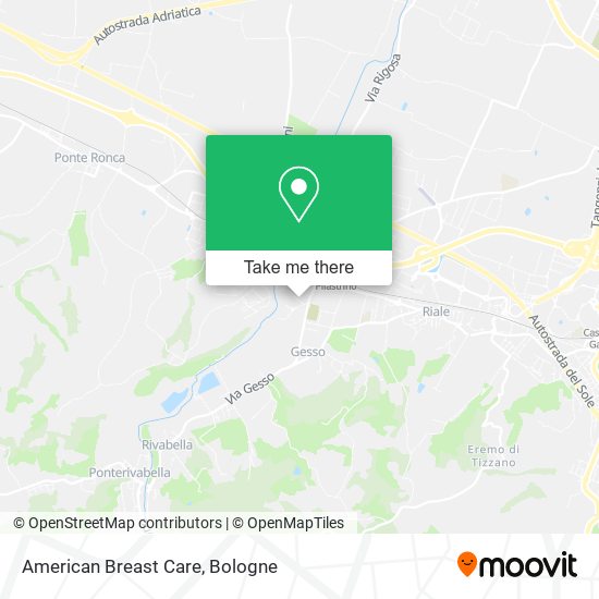 American Breast Care map