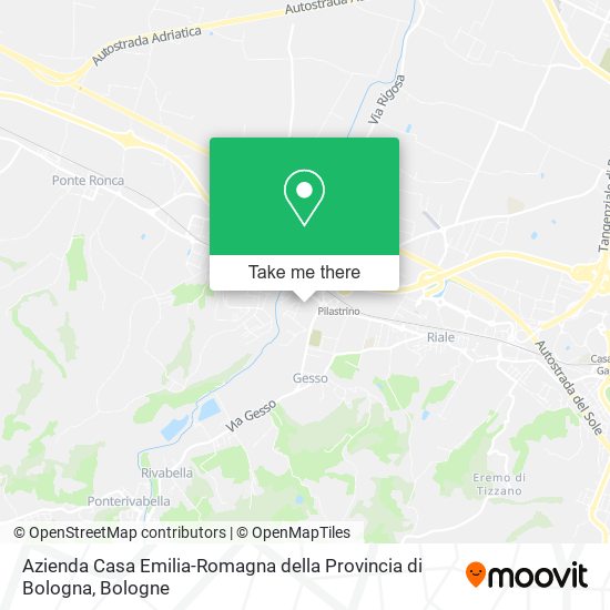 Azienda Casa Emilia-Romagna della Provincia di Bologna map