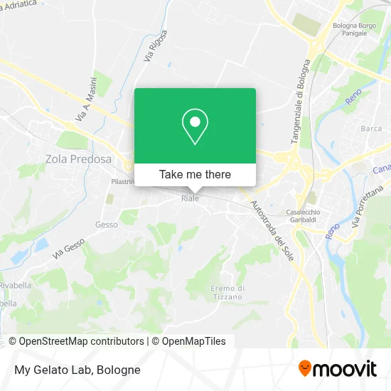 My Gelato Lab map