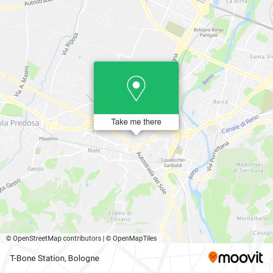 T-Bone Station map