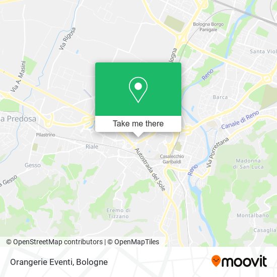 Orangerie Eventi map