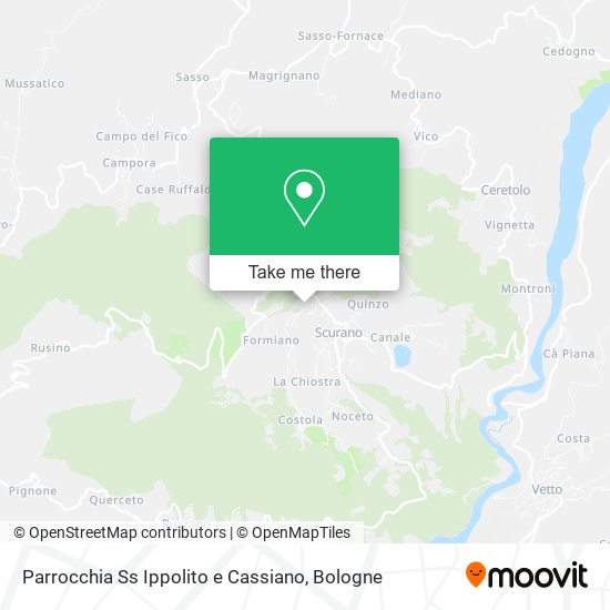 Parrocchia Ss Ippolito e Cassiano map