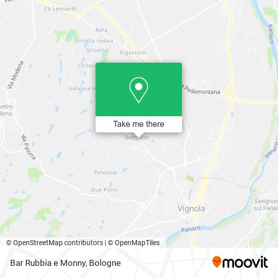 Bar Rubbia e Monny map