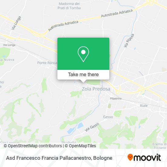 Asd Francesco Francia Pallacanestro map