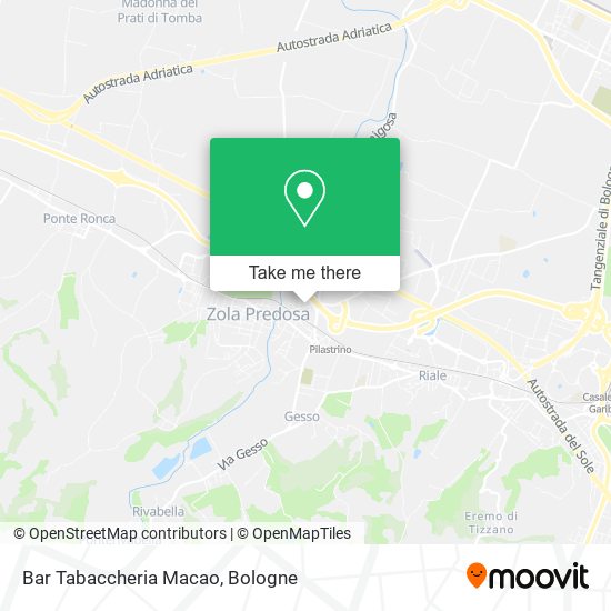Bar Tabaccheria Macao map