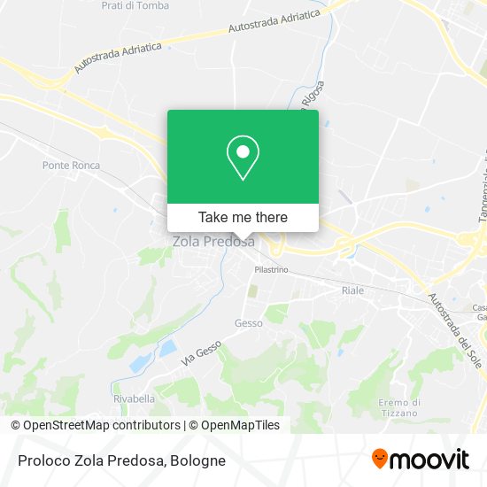 Proloco Zola Predosa map