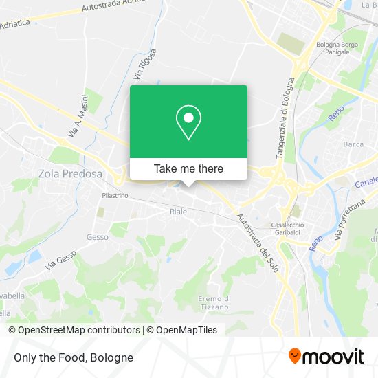 Only the Food map