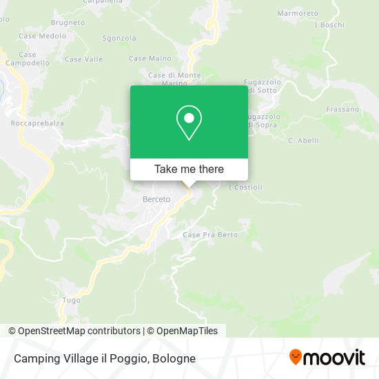 Camping Village il Poggio map