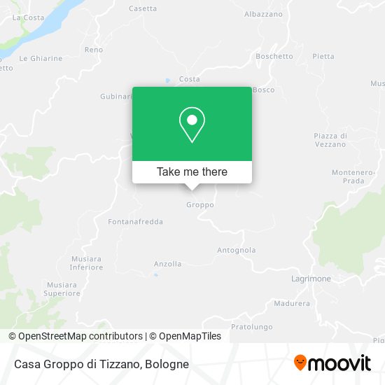 Casa Groppo di Tizzano map