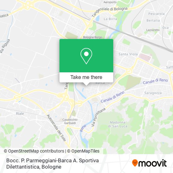 Bocc. P. Parmeggiani-Barca A. Sportiva Dilettantistica map