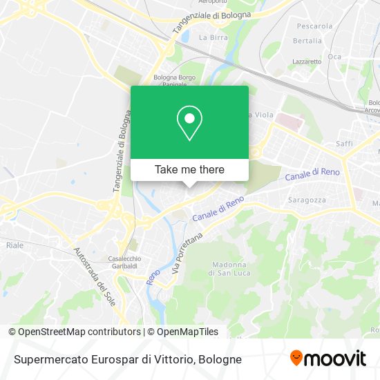 Supermercato Eurospar di Vittorio map