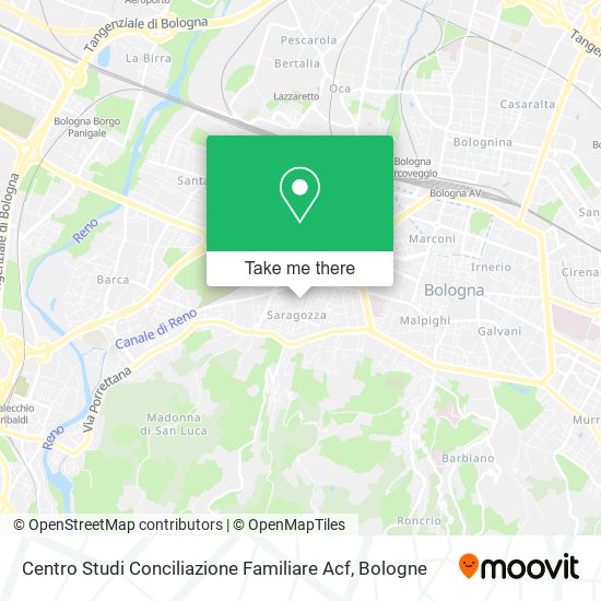 Centro Studi Conciliazione Familiare Acf map