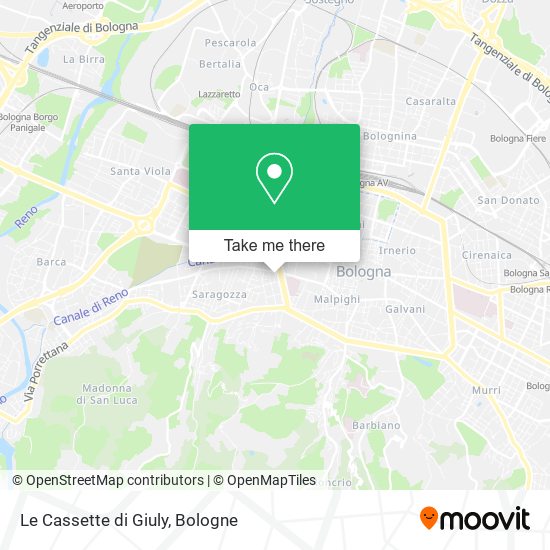 Le Cassette di Giuly map