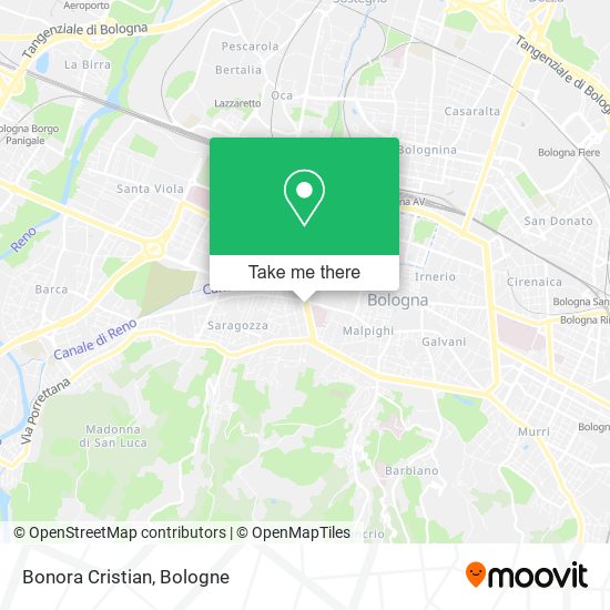 Bonora Cristian map