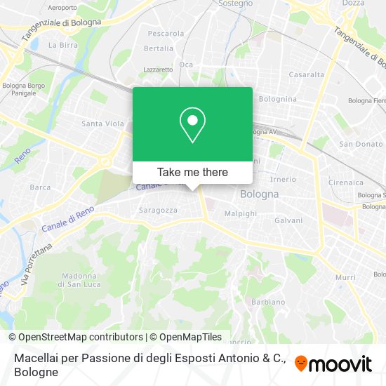 Macellai per Passione di degli Esposti Antonio & C. map