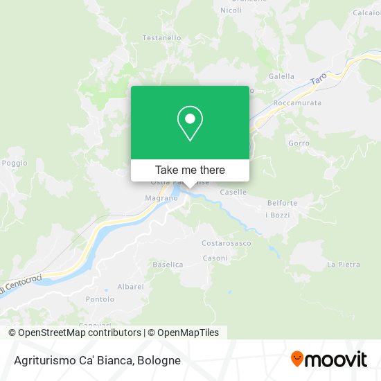 Agriturismo Ca' Bianca map