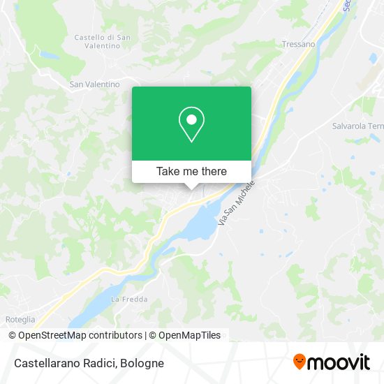 Castellarano Radici map