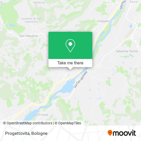 Progettovita map