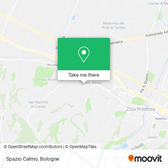 Spazio Calmo map