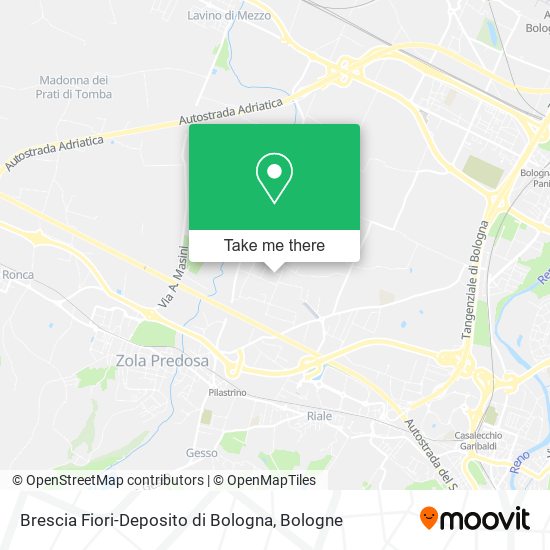 Brescia Fiori-Deposito di Bologna map