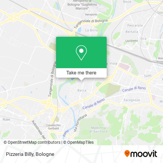 Pizzeria Billy map