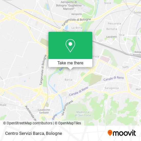 Centro Servizi Barca map