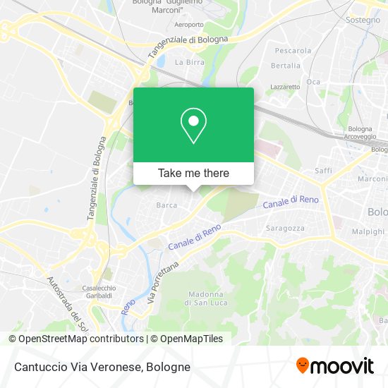 Cantuccio Via Veronese map
