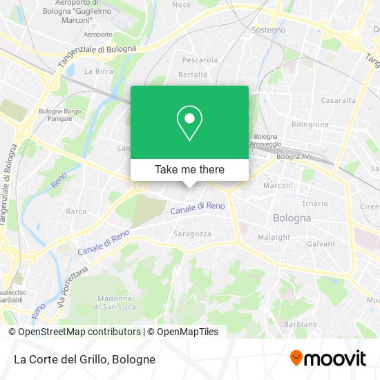 La Corte del Grillo map
