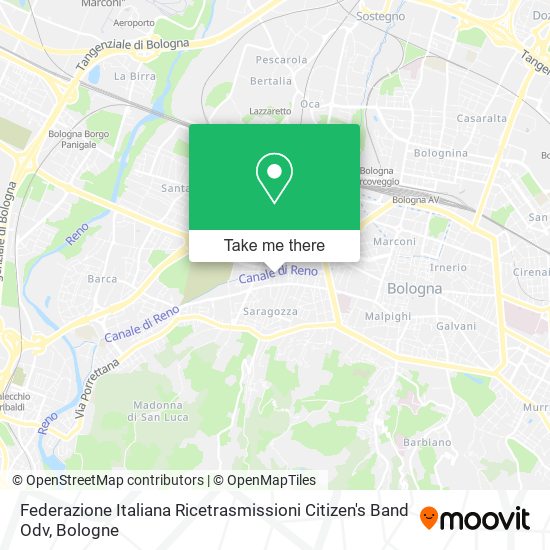 Federazione Italiana Ricetrasmissioni Citizen's Band Odv map