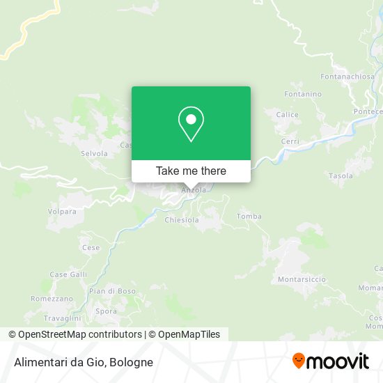 Alimentari da Gio map