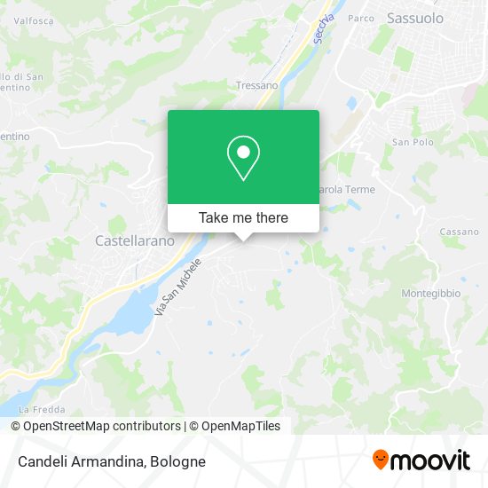 Candeli Armandina map