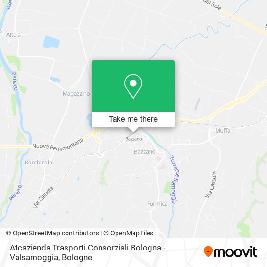 Atcazienda Trasporti Consorziali Bologna - Valsamoggia map