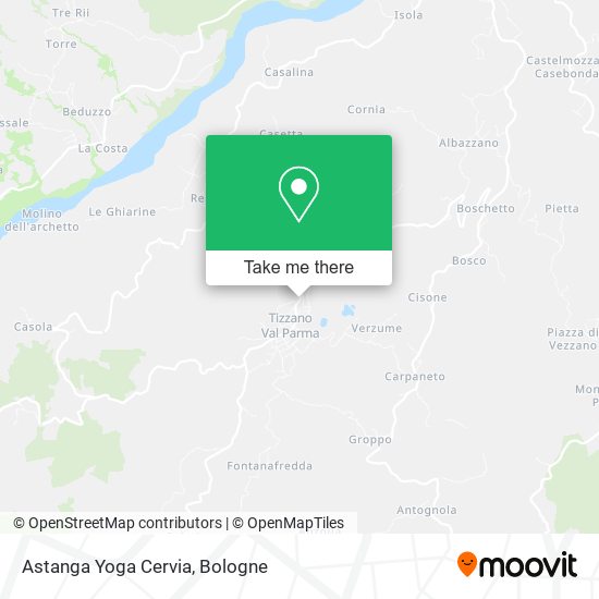 Astanga Yoga Cervia map